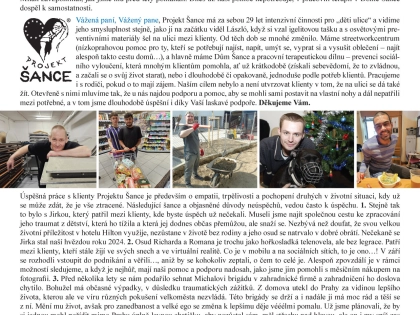 Letošní poslední informační dopis
