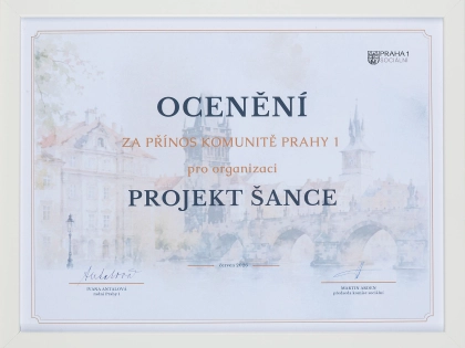 Ocenění Projektu Šance