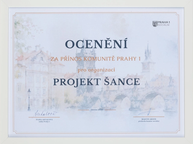 Ocenění Projektu Šance