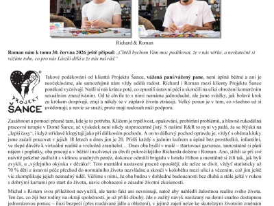 R&R příběh klientů Projektu Šance