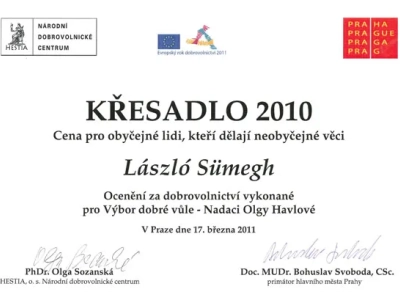 Ocenění Projektu Šance